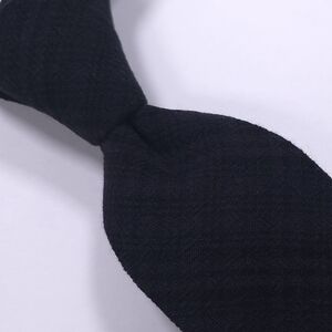 BAR III Men's Slim Tie, Silk & Polyester, Geometric Black Pattern, MSRP $55 NWT